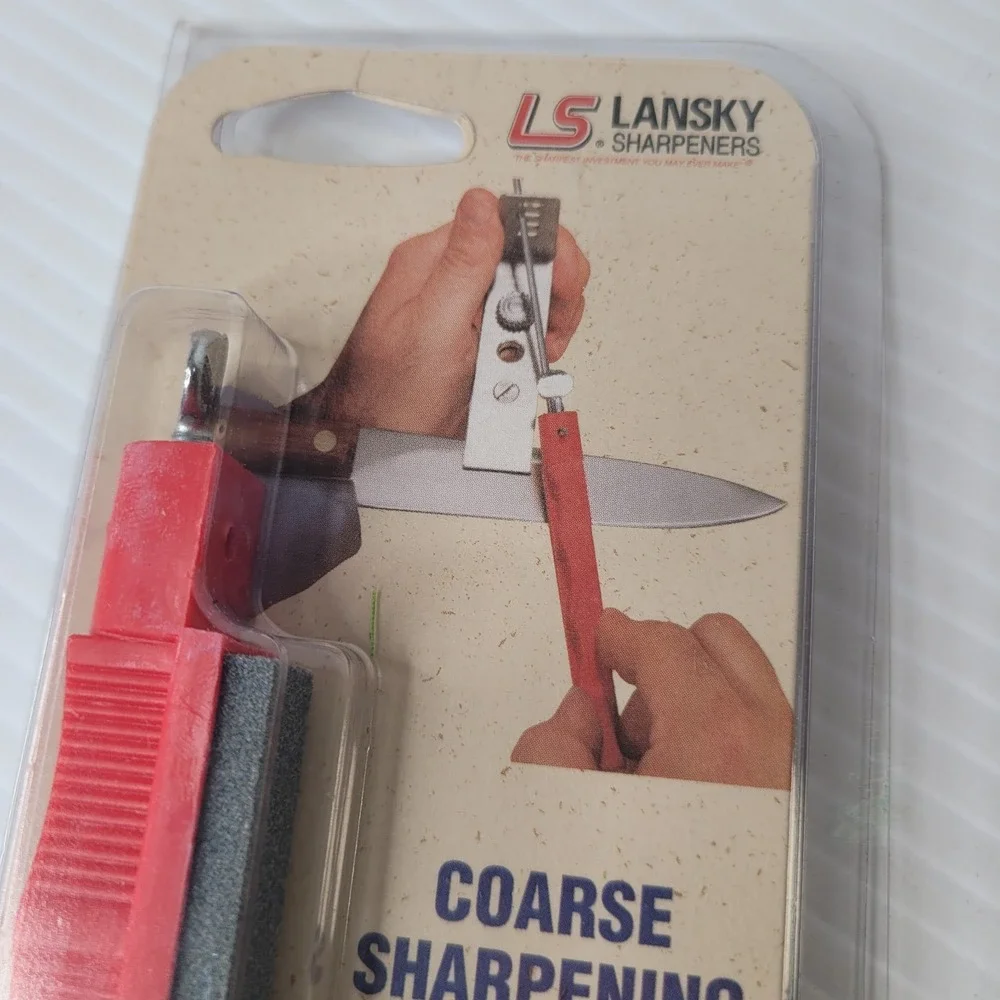 Lansky Sharpening Hone Coarse Grit Knife Sharpener Stone Stock S0120 NEW SEALED